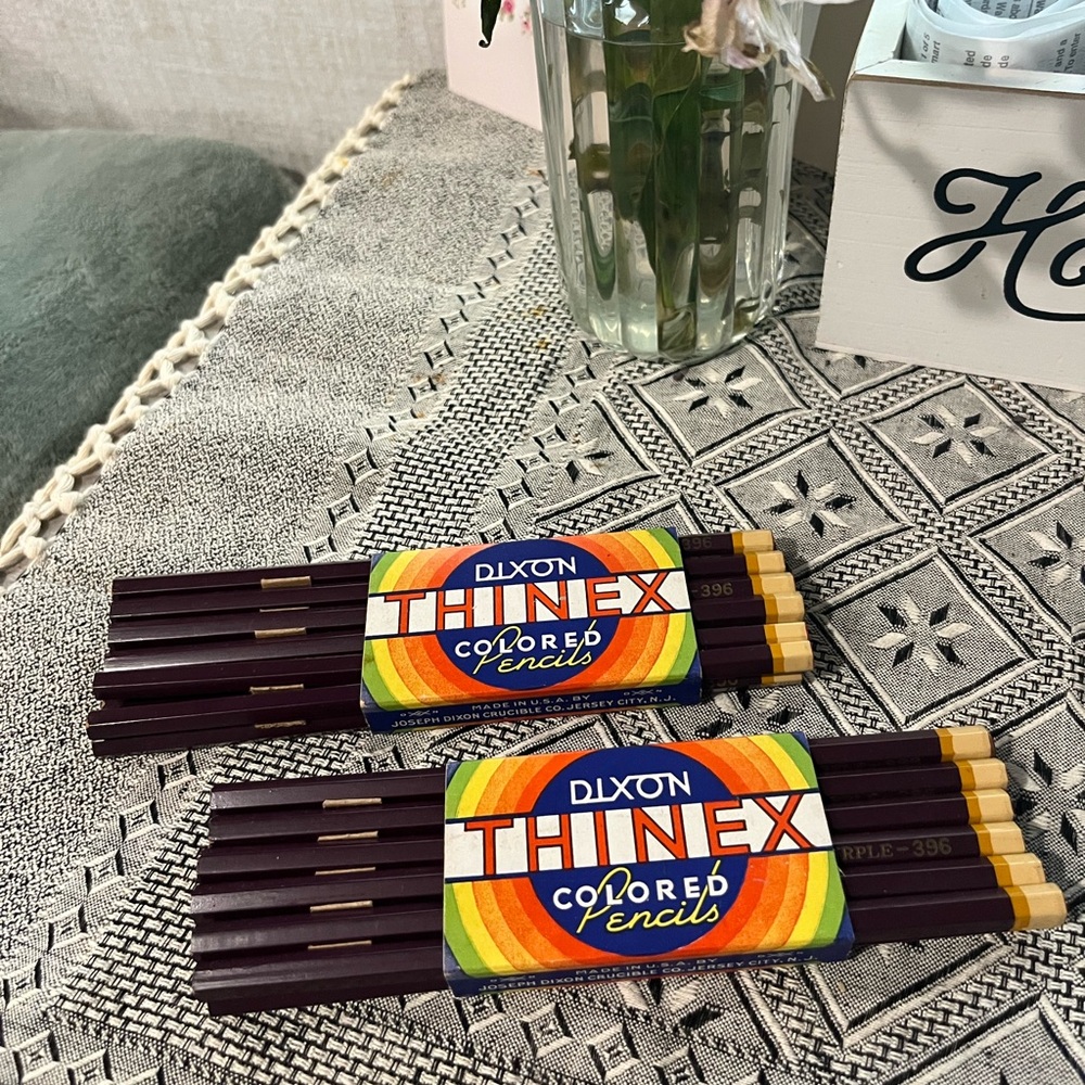Vintage Dixon Thinex Colored Pencil Set(2)